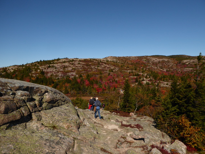 Wanderung im Acadia-Nationalpark  Cadillac Mountain NP  Hiking Trail from Otter Cove to Top