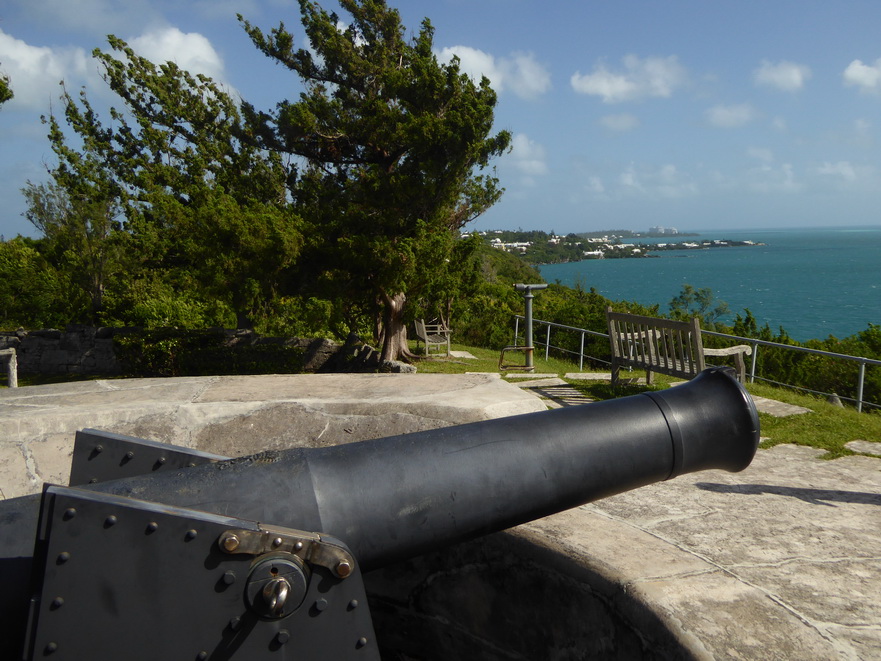 Scaur Hill Fort Park Hamilton Bermuda Bermudas Hafen Somerset Road 