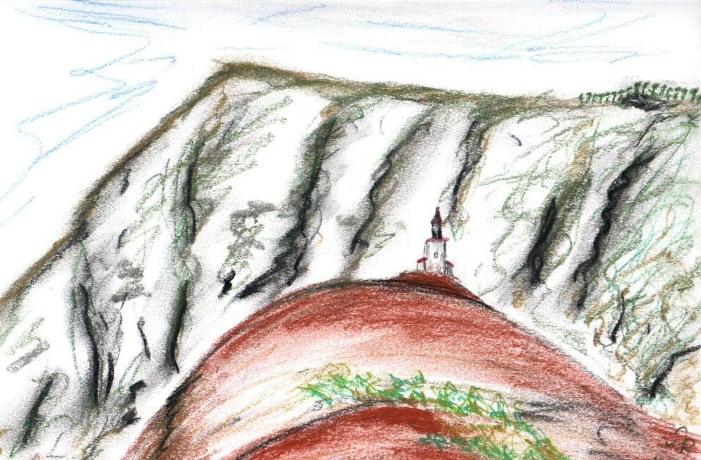 Frontera Iglesia Caldera Elhierro  El Hierro