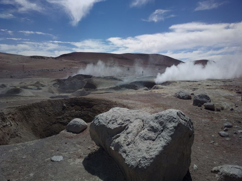 Uyuni Bolivien Uyuni 4x4 Siloi desierto Vulcano Hot Springs