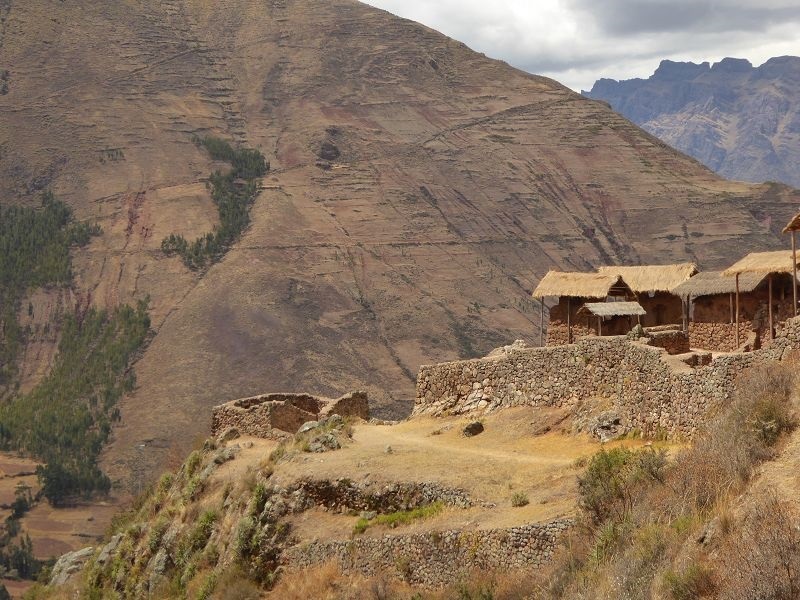 Pisaq Stadt und alte Bergfestung