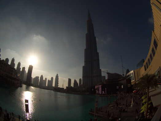 Dubai Khalifa Fish eye