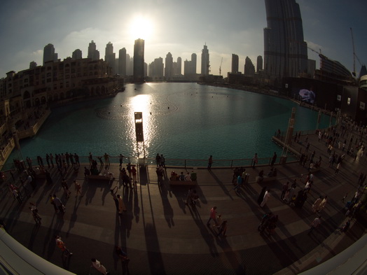 Dubai Khalifa Fish eye