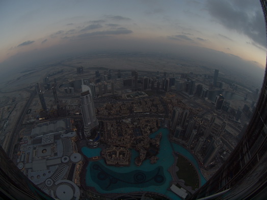 Dubai Khalifa Fish eye