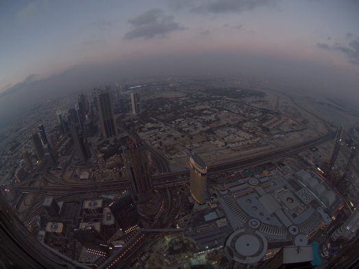 Dubai Khalifa Fish eye
