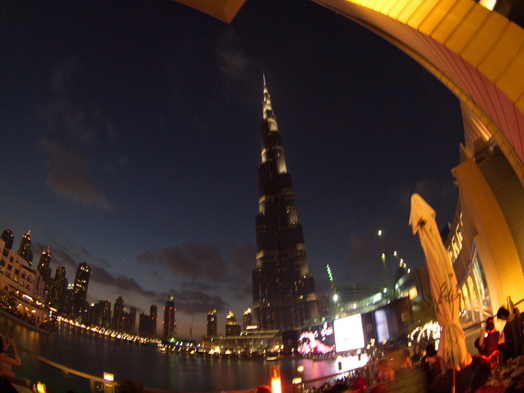 Dubai Khalifa Fish eye