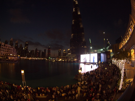 Dubai Khalifa Fish eye
